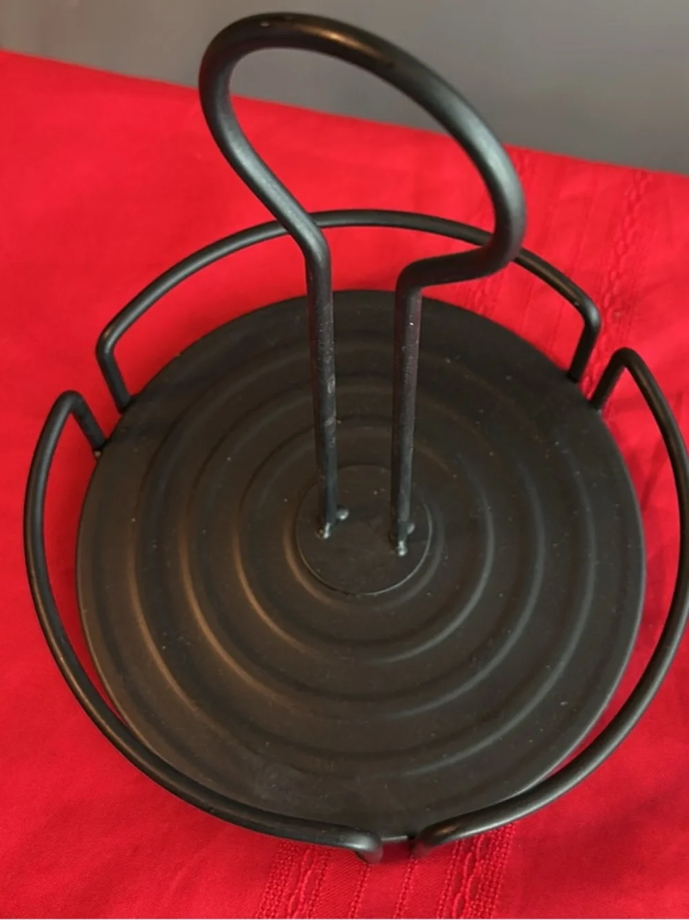 Large Black Wire Oil, Vinegar & Condiment Caddy